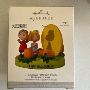Hallmark Keepsake Peanuts The Great Pumpkin Rises Halloween Ornament 2017